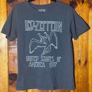 Led Zeppelin gray Graphic T-Shirt